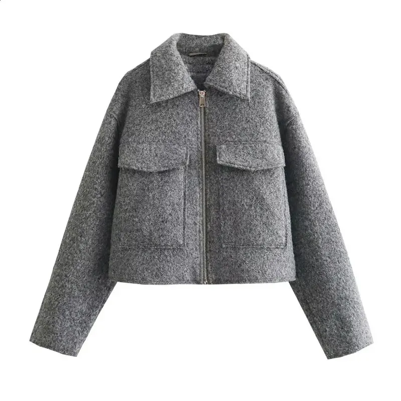 Stylish Cropped Tweed Jacket For Women, Preppy Coat | DHgate