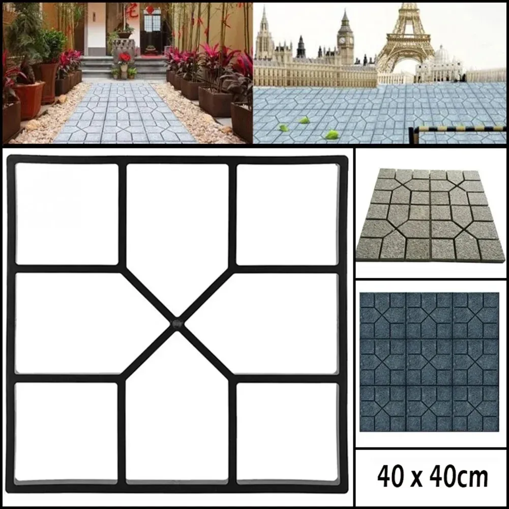 Old Brick Stone Concrete Mold BS 611/3 – DIY Reusable Molds For Walkways, Walls, Landscaping, Pathways, And Garden Projects – Realistic