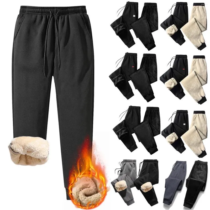 Winter Warm Sweatpants Men lovable Drawstring
