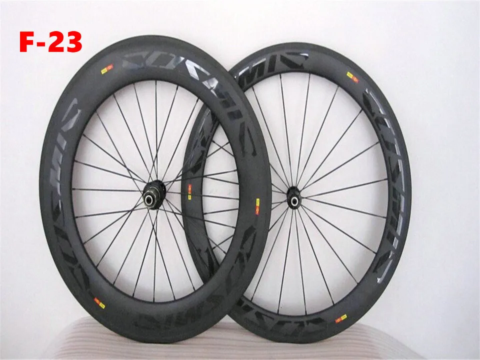 Paire De Roues Carbone 700C Pour Vélo Route – Freins à Disque, Jantes UD Brillant, Garantie 3 Ans