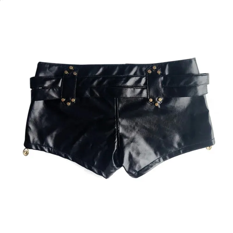 Women Sexy Side Zipper Splicing Ultra Short Shorts Low Waist