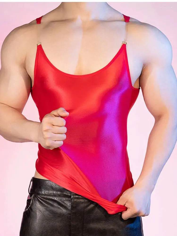 Mens spaghetti strap tank top best sale