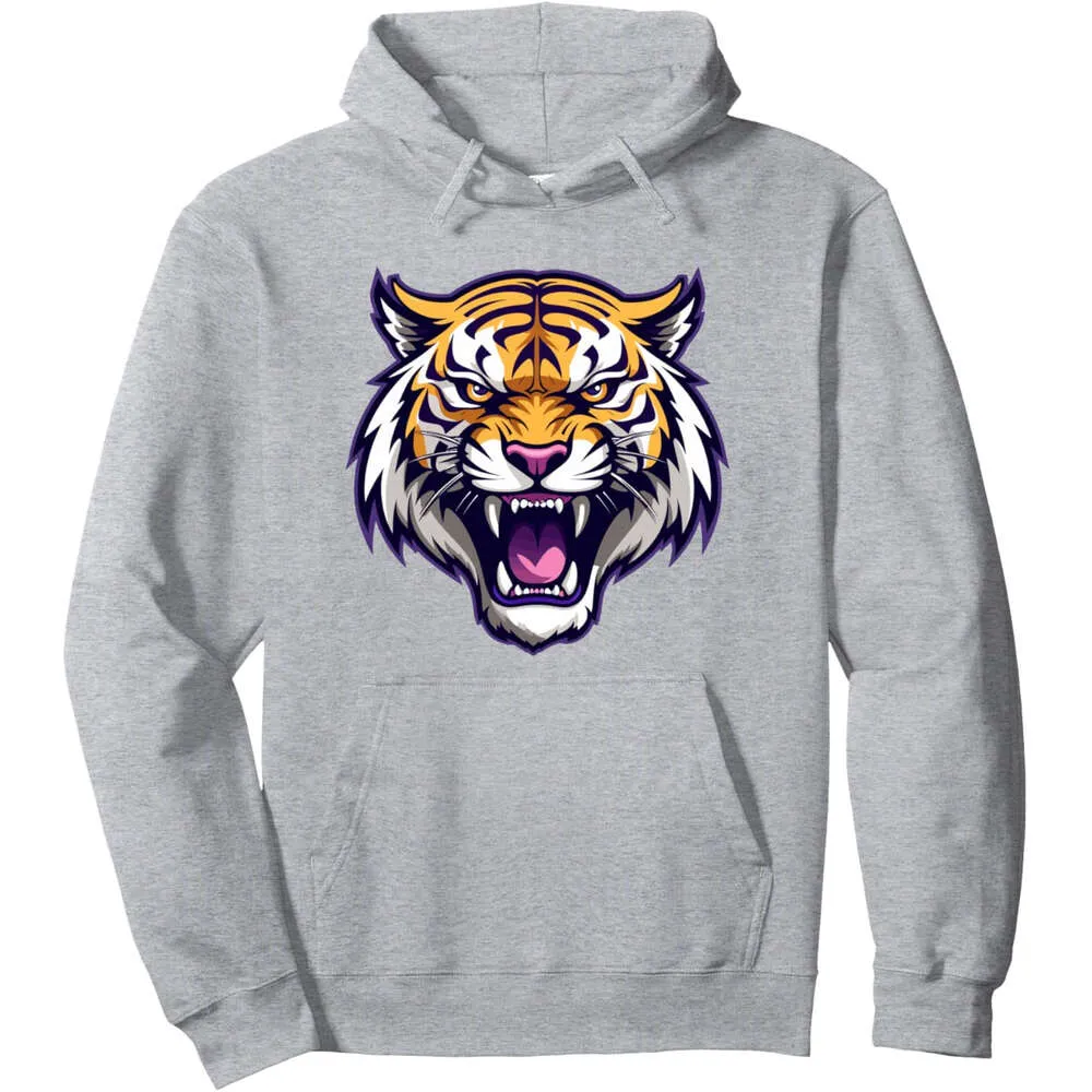 I Love Tigers Hoodie For Men And Women Graphic Pullover Sweatshirt