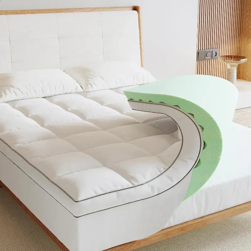 DHgate Cool Gel Green Tea Memory Foam Mattress Topper King Size with Pillowtop Pet Supplies