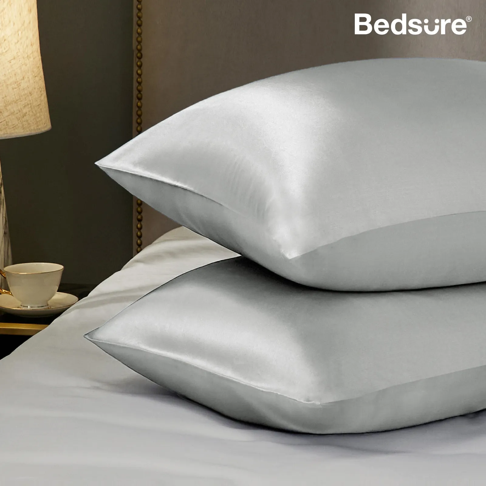 Bedsure Satin Pillowcase For Hair And Skin Silky With Envelope - Main Image