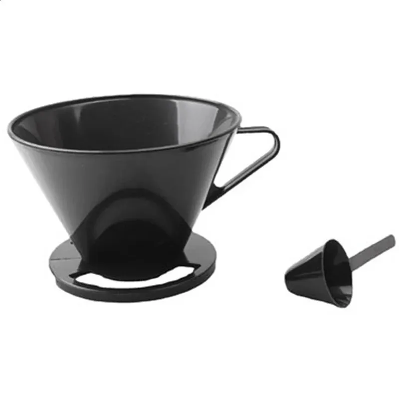 Save Big on Bulk Coffee Filter Holder Cone Reusable Coffee Filter Holder:  Durable Plastic Pour Over Coffee Dripper With Measuring Spoon For Perfect 