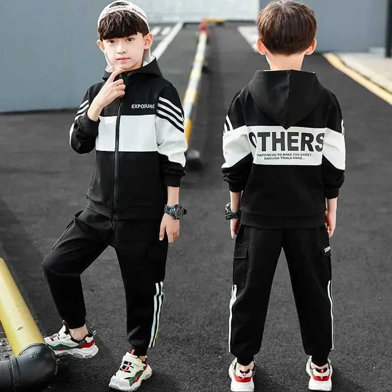 Boys Popular Teenage Clothing Stores Set Long Sleeved