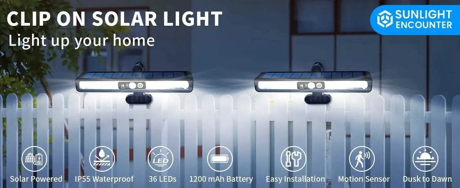 Clip On Solar Motion Lights Outdoor Waterproof Fence Lights 36 LEDs  Portable Security Light For Garden Garage Camping Driveway Y240820 From  Muyang_li1, $14.08 | DHgate.Com