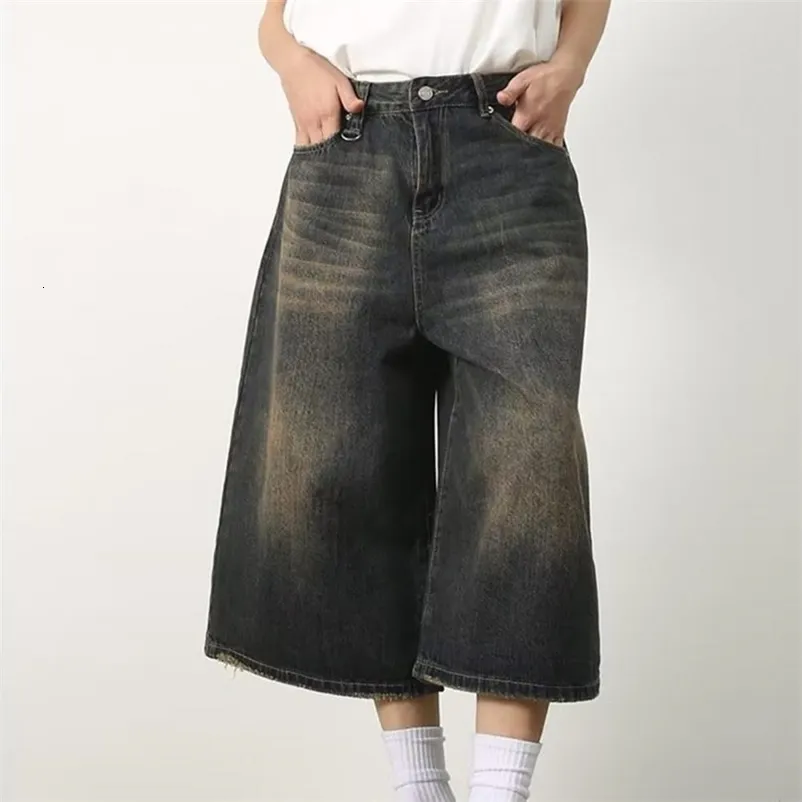 Womens Shorts Short En Jean Large Womens Retro Large Size Denim