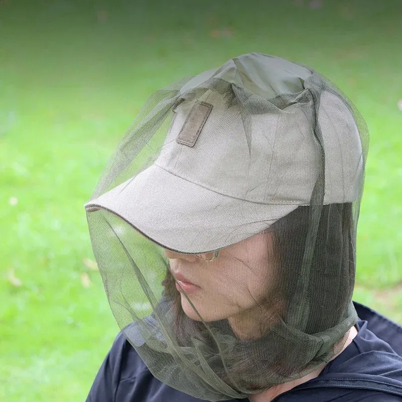 Hatt Insect Fishing Anti Mosquito Insect Hat Bug Mesh Head Net Face Protector ...