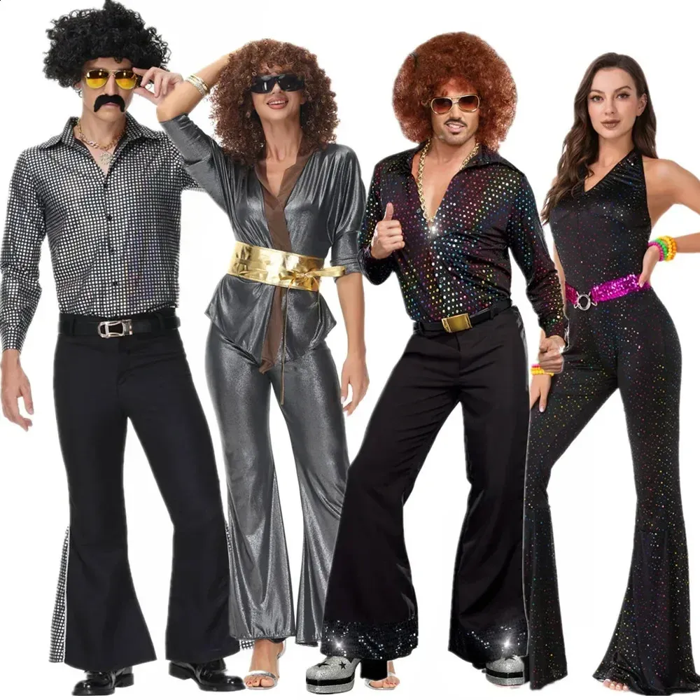 Costume Disco Rétro Années 60 Et 70 Pour Fête DHalloween Tenue Déguisement  Hippie Adulte Du 25,45 € | DHgate, image size:1000x1000