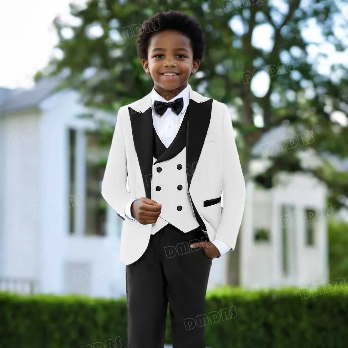 Toddler Boys 4-Piece Formal Suit Set: Classic Fit, Communion