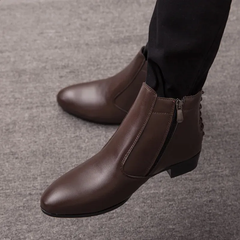 Classic Mens Corner Boots Brown Low Heel Mens Dress... From Longda009, $22.52 | DHgate.Com Classic Mens Corner Boots Brown Low Heel Mens Dress... From Longda009, $22.52 | DHgate.Com