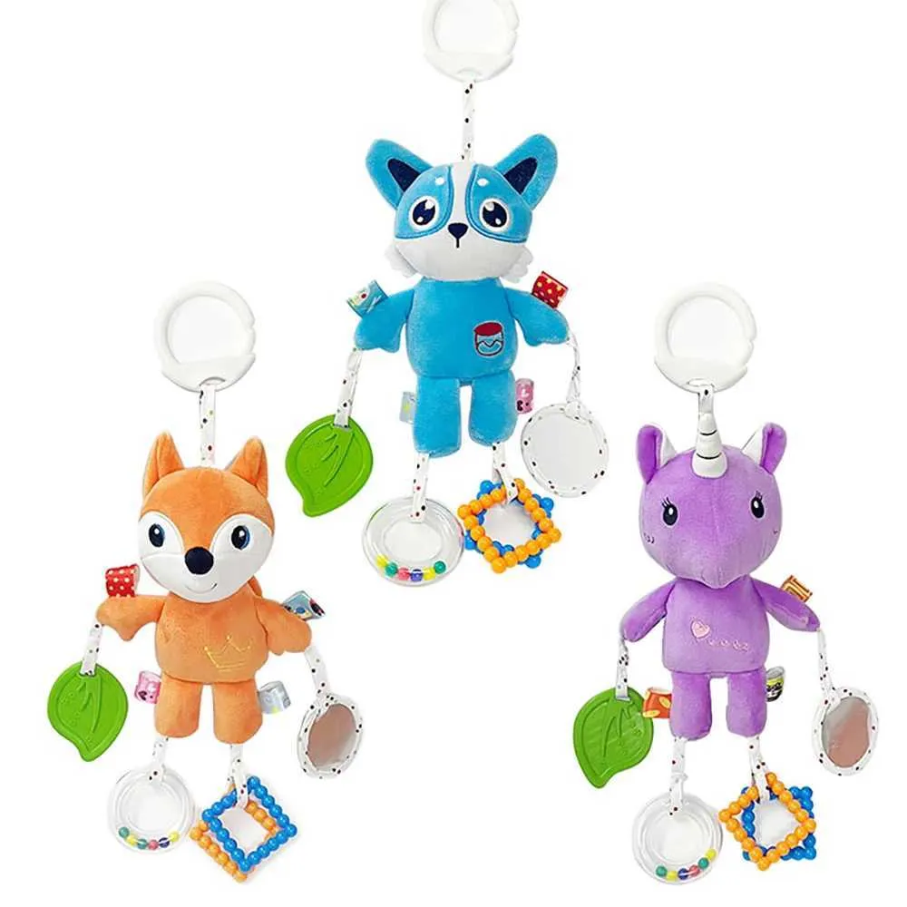 Wind Rattles Wind Stroller Pendant Baby Chimes Plush Soothing Bed Hanging Rattle ...
