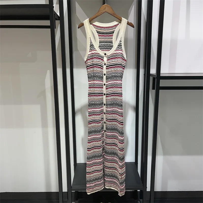 Striped Knitted Tank Top Dress - Premium Quality, Best Seller! Shop Now!  from Dhgate Basic & Casual Dresses - price 85.99