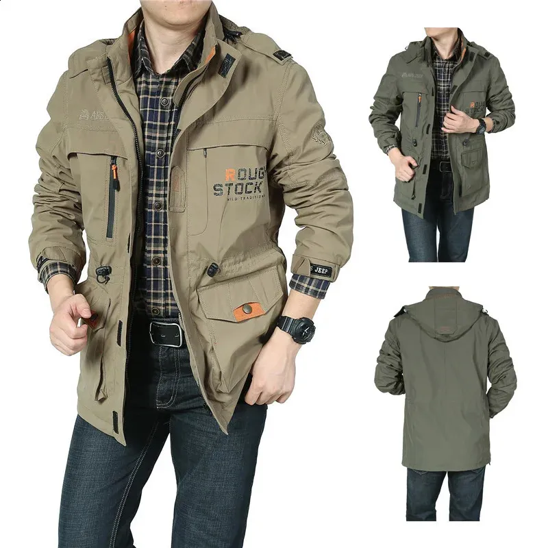Mens Military Jackets Lightweight Soft Shell Tactical Jacket, Army