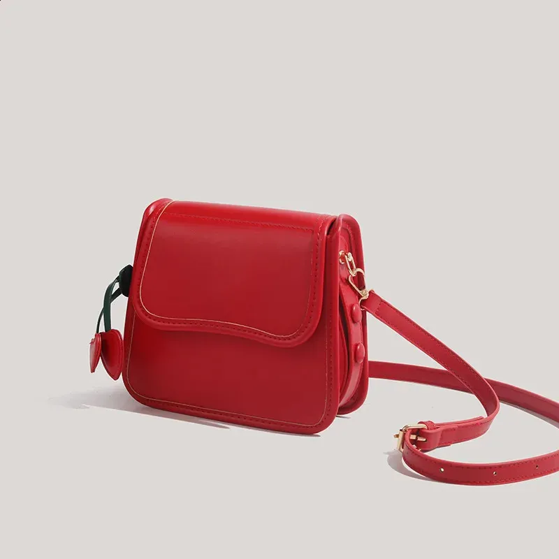 HUMAN MADE × BMW × GDC MESSENGER BAG Red Retro Red Crossbody Bag: Lightweight, Magnetic Buckle