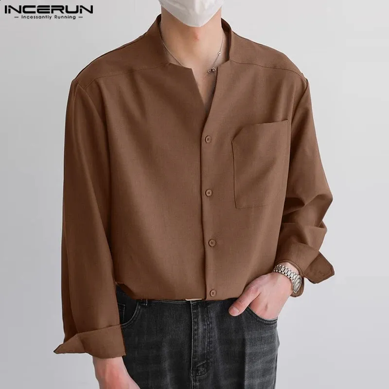 korean men's dress shirts Essential Slim Fit Shirt | Streets of Seoul