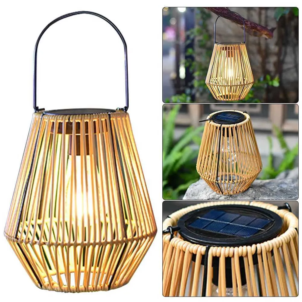 Outdoor Solarleuchten Rattan Lampe Bambus Hanging... Von 11,25  | DHgate