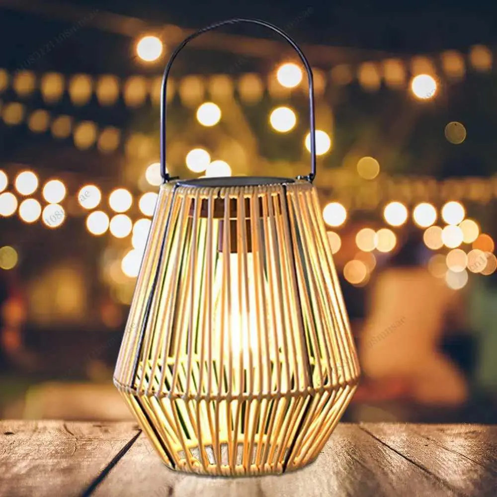 Outdoor Solarleuchten Rattan Lampe Bambus Hanging... Von 11,25  | DHgate