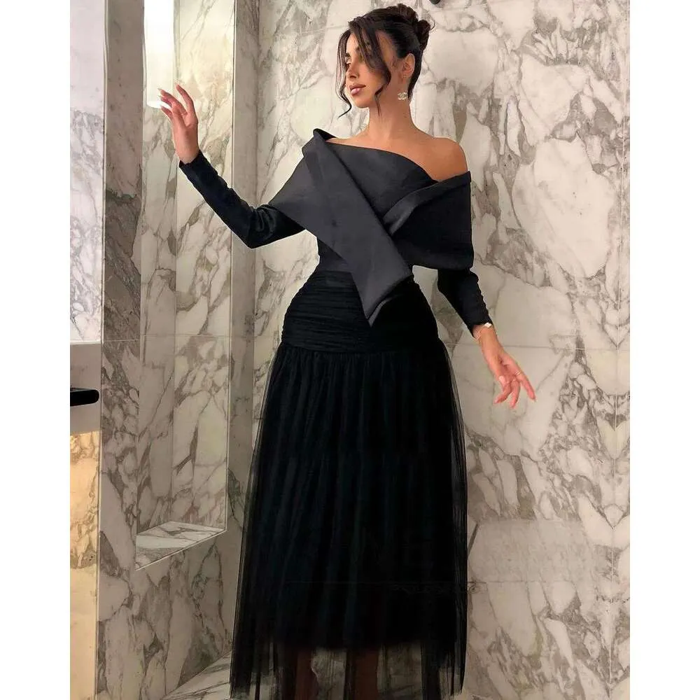 petite long sleeve prom dresses mini prom dress A Line V neck Long Sleeves Black Sparkly Prom Dress Short Homecoming Dress QH2494 US10 / As Pic-parroquiadesanalbertomagno.com