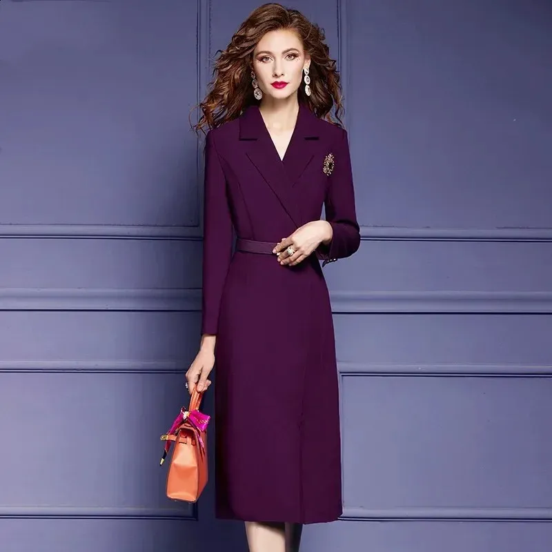 Elegant Blazer Dress: French Style Midi Shop Now for Spring
