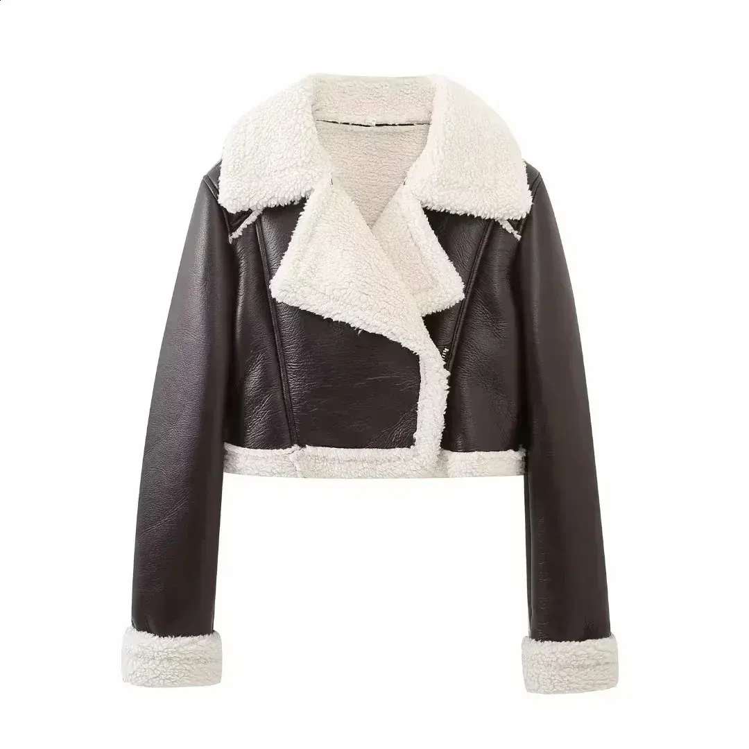ZXCL Autumn Winter Faux Fur Coat Women Oversized Coats