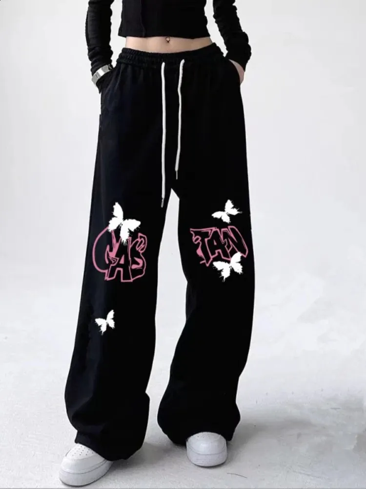 HOUZHOU Baggy Joggers Sweatpants Loose Casual Hip Hop Pants With