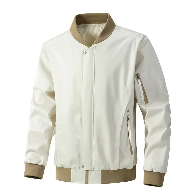 Premium Men's Spring Jacket - Slim Fit Casual Baseball Style - Shop Now ...