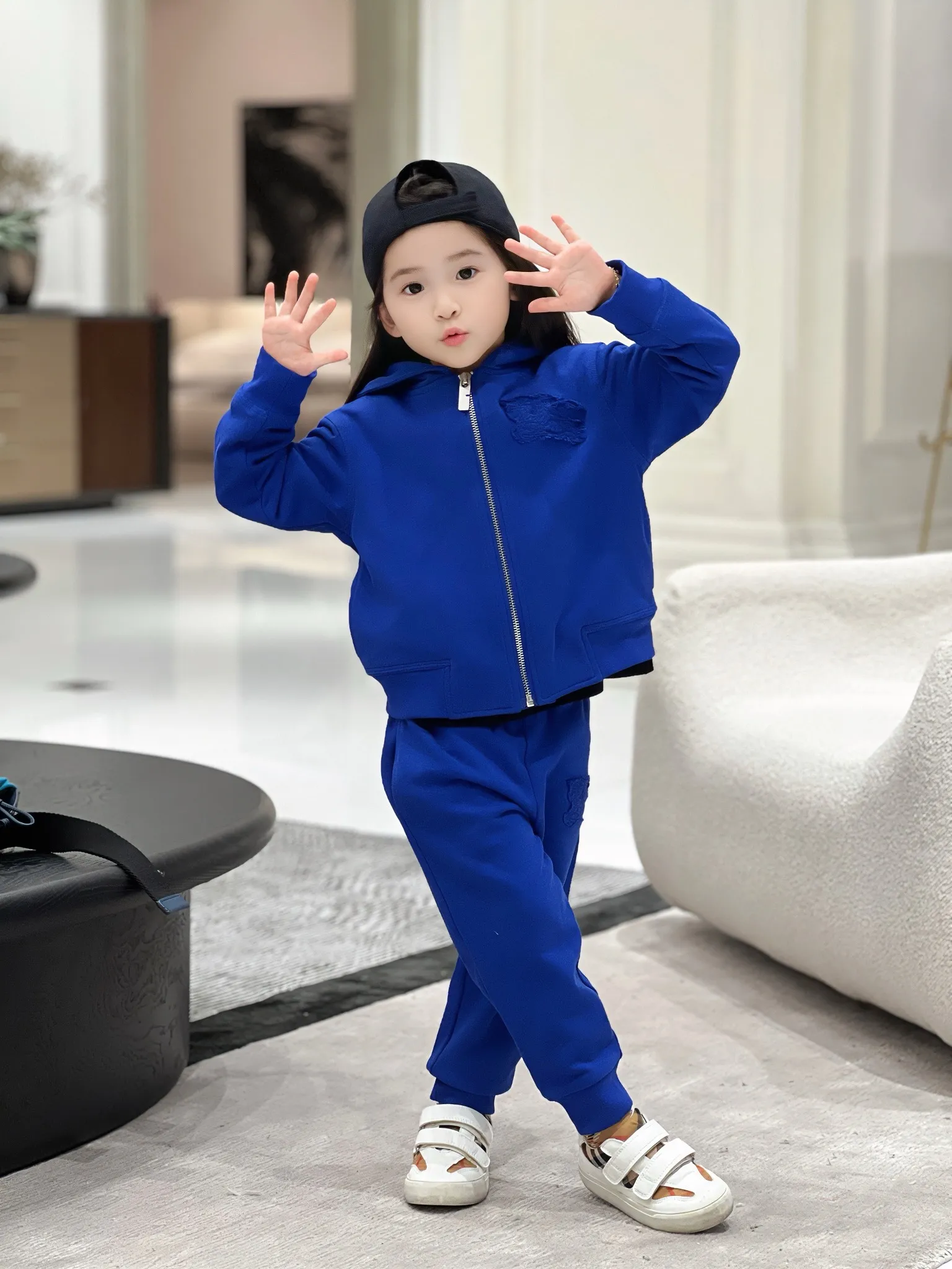 Kids Boys Girls Hooded Tracksuit Set - Plain & Camo Jogging Suit With Ribbed Cuffs, 5-13 Years
