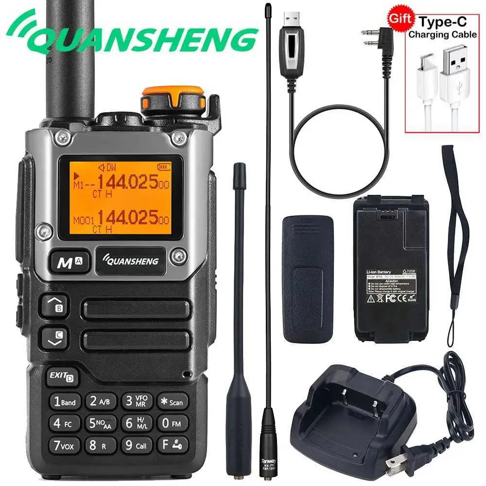 thumbnail image 2 of Quansheng UV-K6 5W Handheld Two-Way Radio – Multi-Band UHF/VHF Ham Transceiver, 200 Channels, Water Resistant 2 of 6
