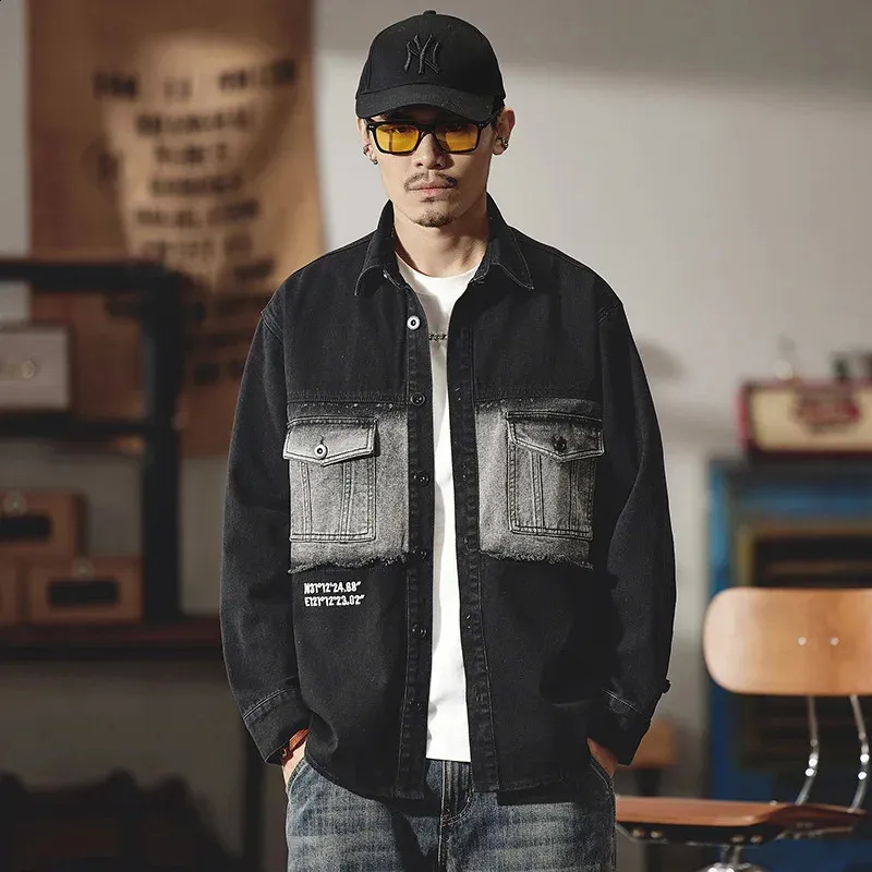 ジャケット・アウター alound oversized vintage denim shirts VINTAGE WASHED DENIM OVERSHIRT - Light blue | ZARA United States