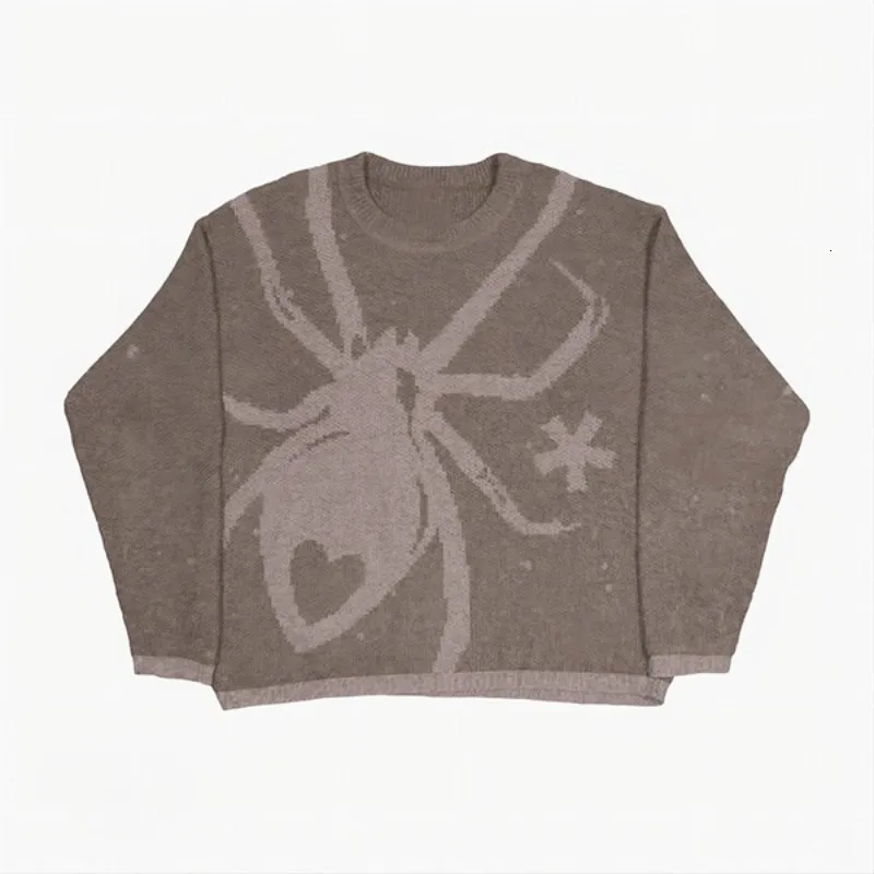 Streetwear Harajuku Spider Hoodie Goth Graphic Oversized Pullover