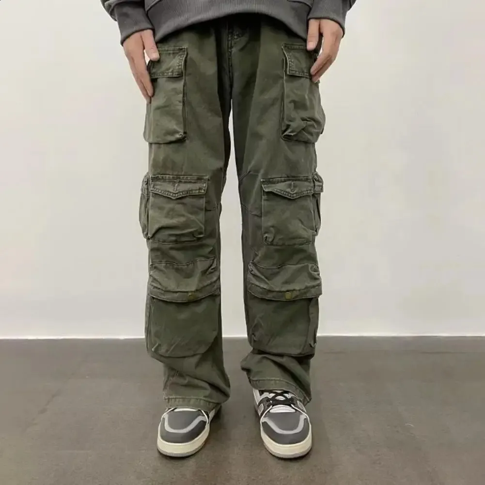 Loose Fit Cargo Trousers Mens Mens Relaxed Fit Cargo Pants