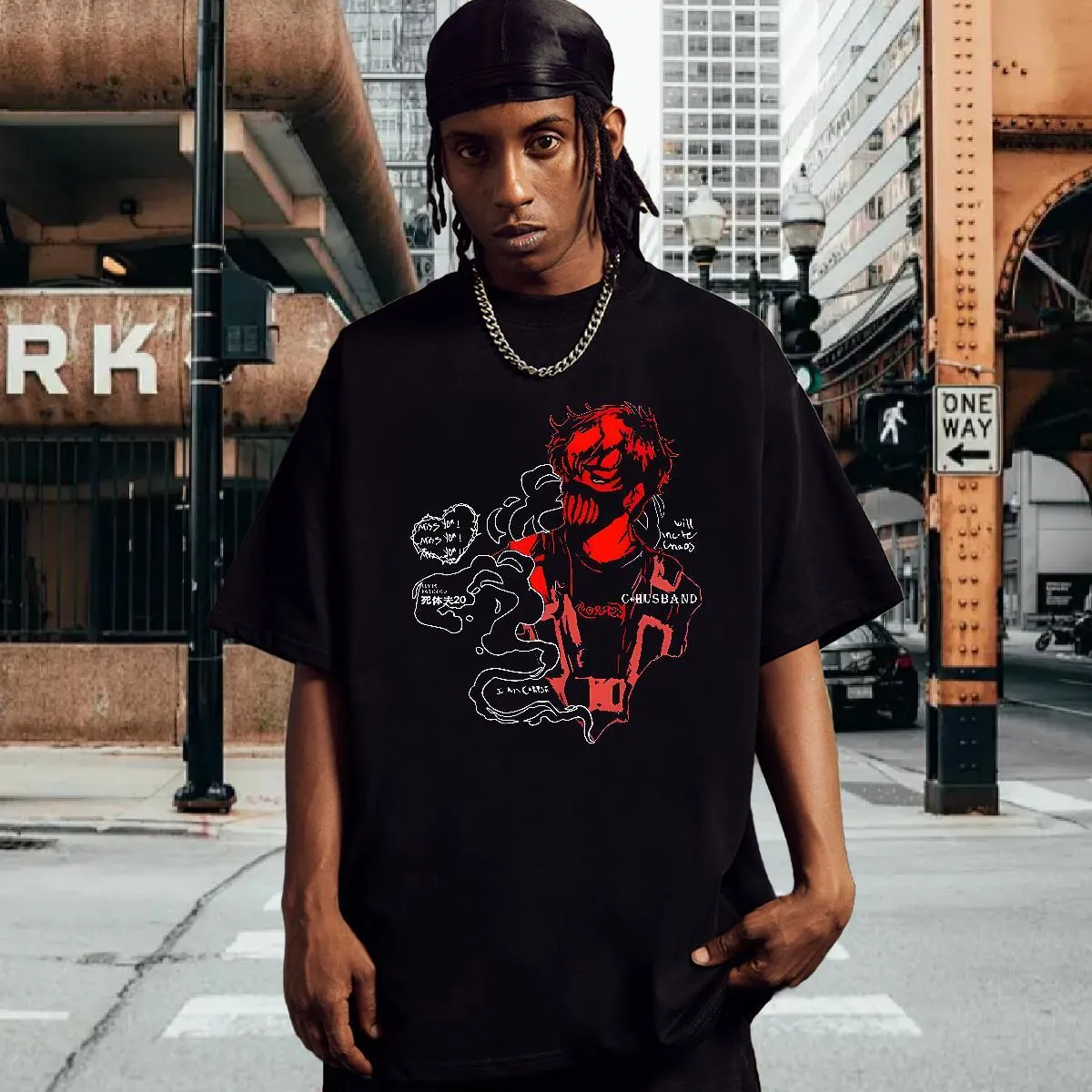 Custom Tshirts 230g Pure Cotton Street Wear Hip Hop Blood