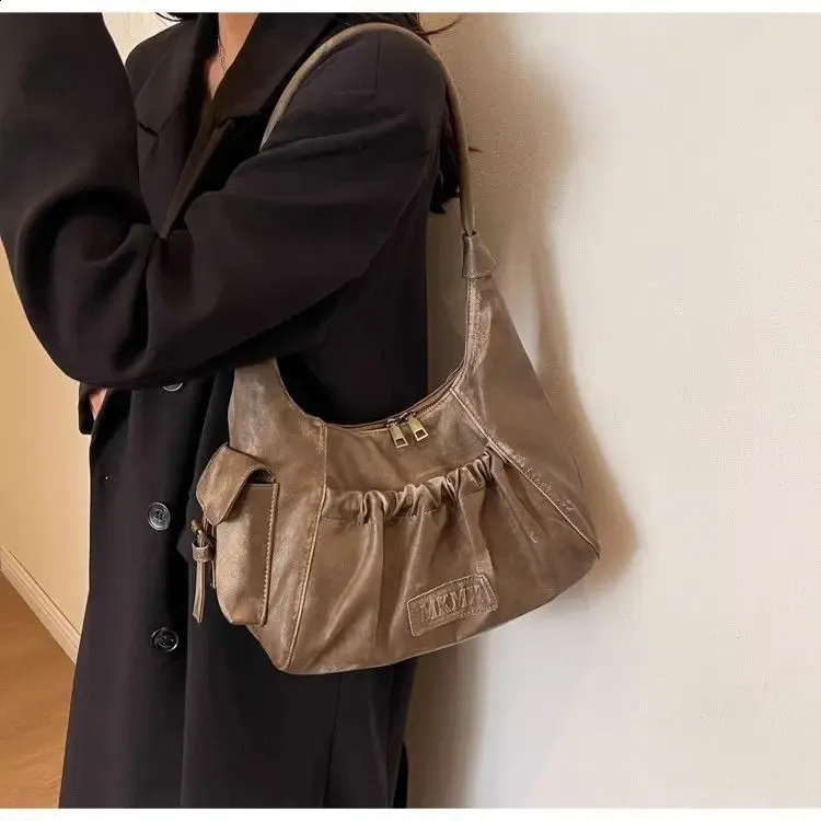 送料無料◆2025新品  shoulder Shoulder Coffee Vintage bag Sweet Retro - Women for バッグ