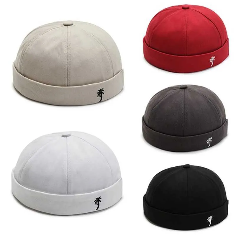 Velvet Docker Beanie: Solid Color Skull Cap for Men, Portable Hip-Hop ...
