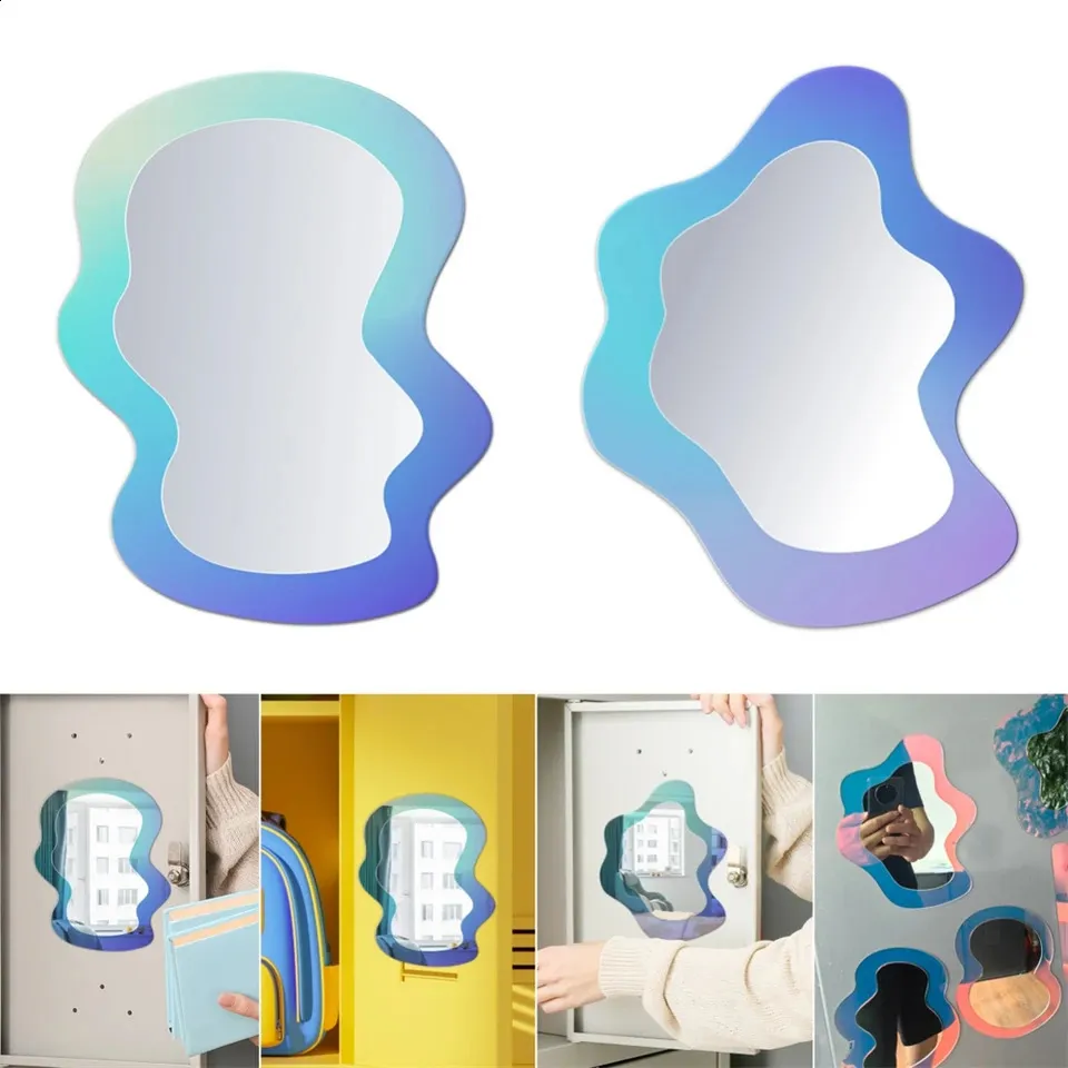 Irregular Magnetic Mirror for Locker, Fridge, or Bathroom - Perfect for  Girls, Teens - Shop Now! from Dhgate Mirrors - price 25.08, image size:960x960