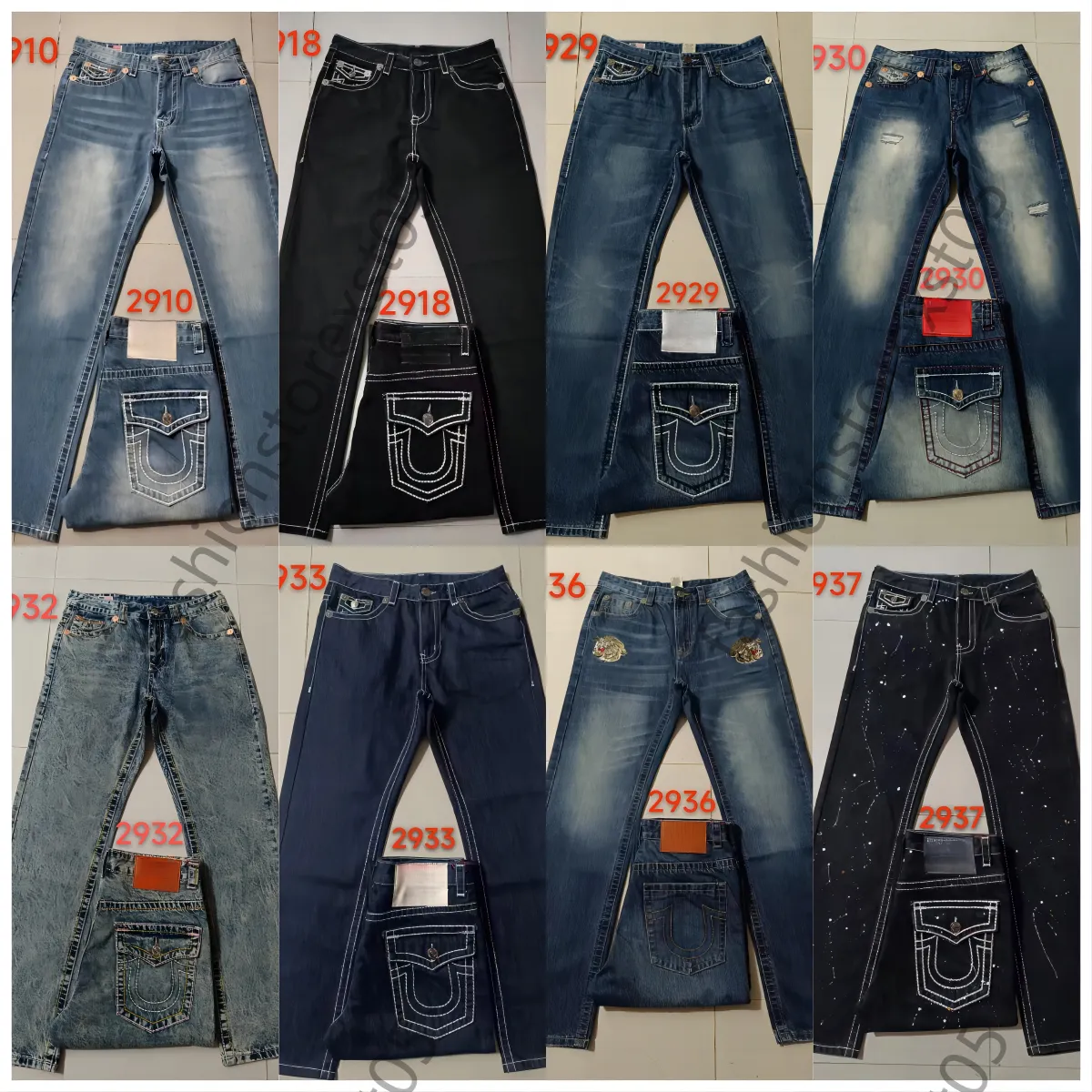 Mens Fashion Straight-Leg Jeans 24ss New Ksubi Jeans Elastic Robin