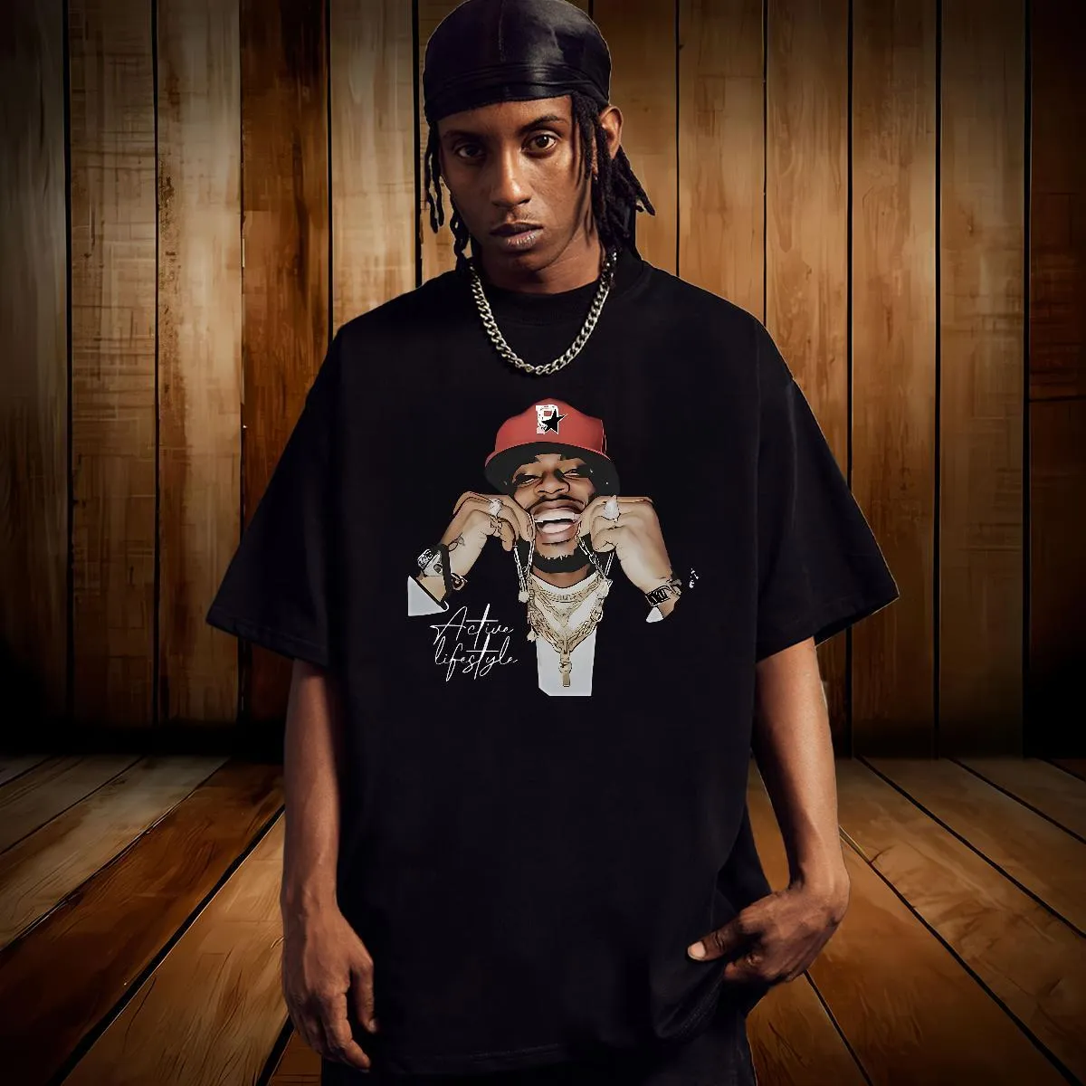 Klassiska Casual T-shirts för Strand Andningsbara Mjuka Populära Herrtröjor Anpassad Anime_voghion.com