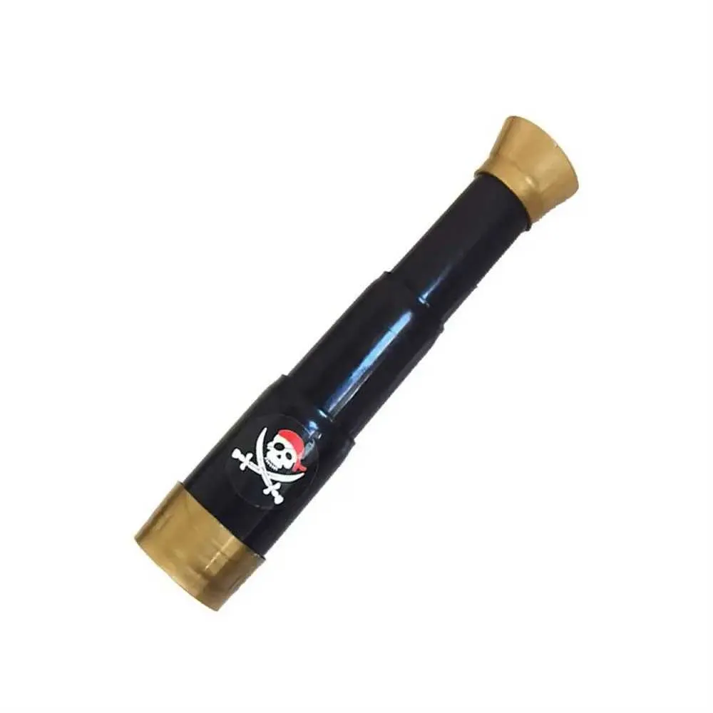 6-Pack Bronze Plastic Pirate Telescopes For Kids - Adjustable Mini Spyglass Toy, Birthday Party Favors, Cosplay & Costume Accessories