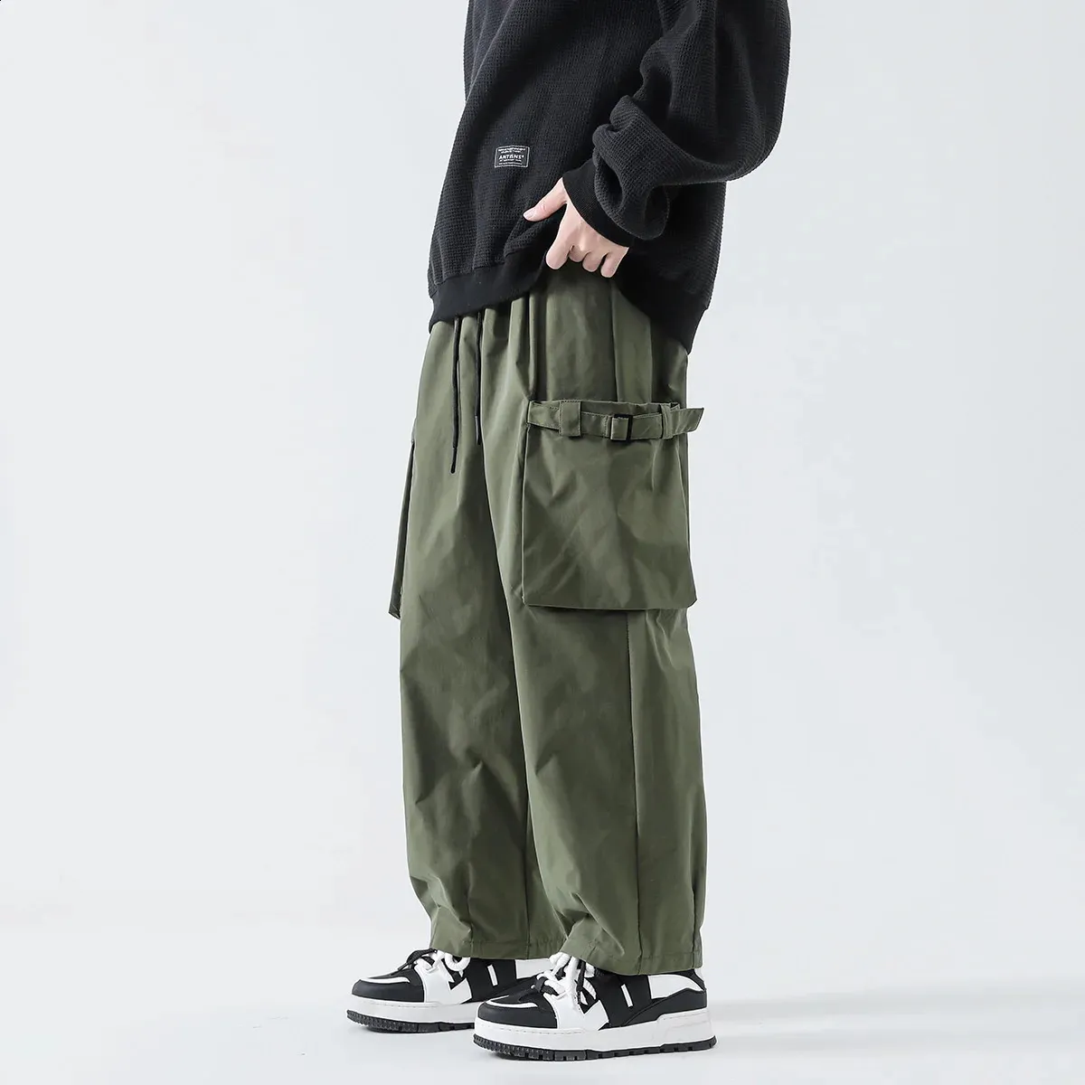 Premium Quality Cargo Pants: Wide Leg Trousers with Big