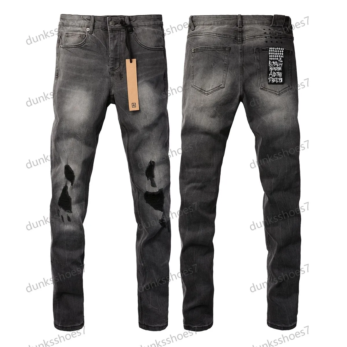 【新品タグ付き】Ksubi JEANS ジーンズ　26サイズ Designer Ksubi Jeans for Men, Rip Denim Biker Pants, Grey