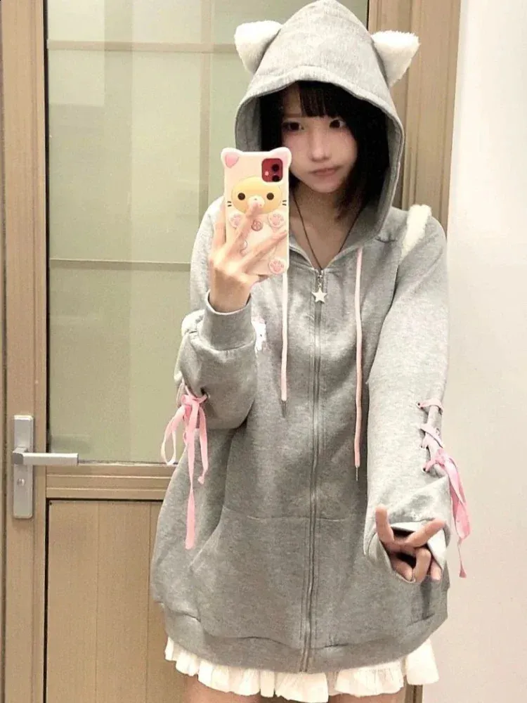 Streetwear Japonais Vetement Streetwear Femme Sweat À Capuche
