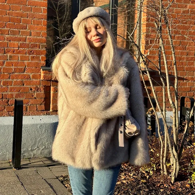 Loose fur coat【Ivory】ORGUE オルグ Loose fur coat【Ivory】ORGUE オルグ