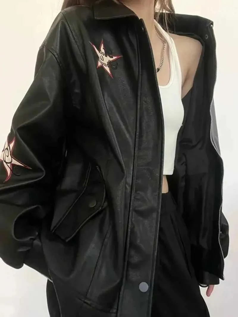 Retro Damaged Leather Jacket 短丈 海外ストリート Damaged Retro Short Wide Leather Jacket – ULTIMUS