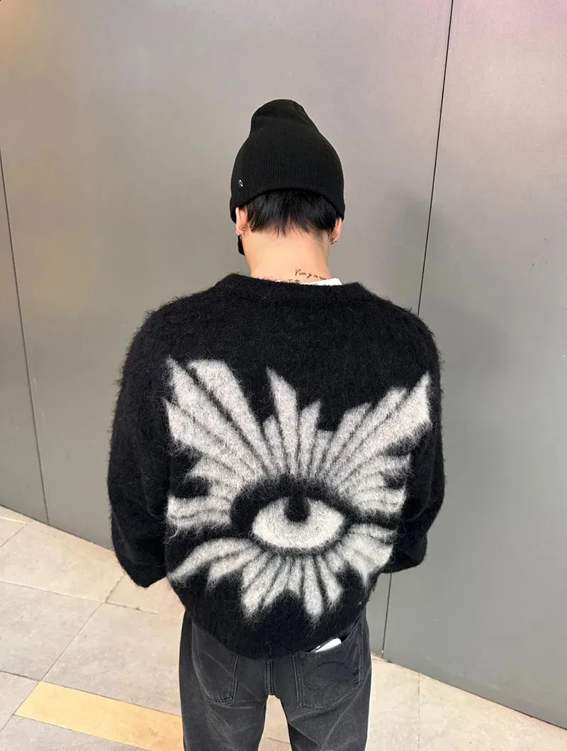 Black Mohair House Of Errors Sweater Winter Street From 40,26