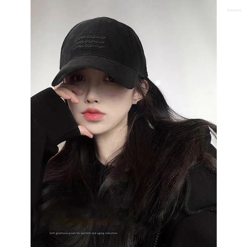 Womens Retro Baseball Cap: Washed Cotton, Breathable Sun Hat