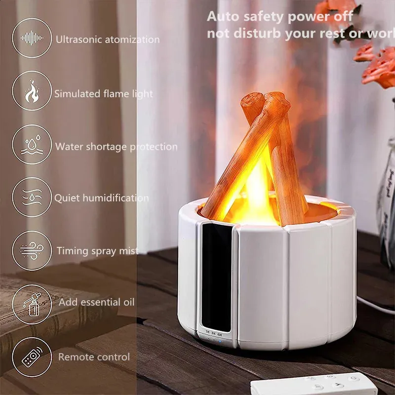 Humidificateur D'Air & Diffuseur D'Huiles Essentielles En Forme De Méduse - 280 Ml, Télécommande, Minuterie - Lampe LED 7 Couleurs