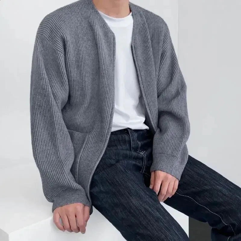 Felpa Uomo Oversize Senza Cappuccio – Scollo Rotondo, Finto Due Pezzi, Vintage, Maniche Lunghe, Taglie Forti, Perfetta Per Primavera E Inverno